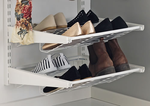 Shoe Storage: Elfa Shoe Storage